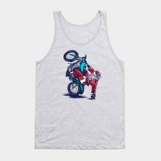 santa motorcycle Tank Top